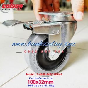 Bánh xe kháng tĩnh điện có khóa 100x32mm Colson Caster Mỹ